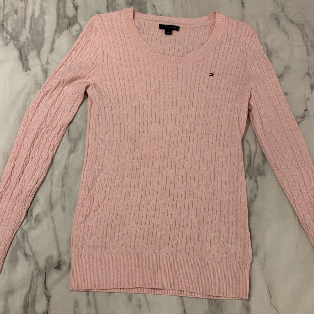 Pink Tommy Hilfiger sweater
